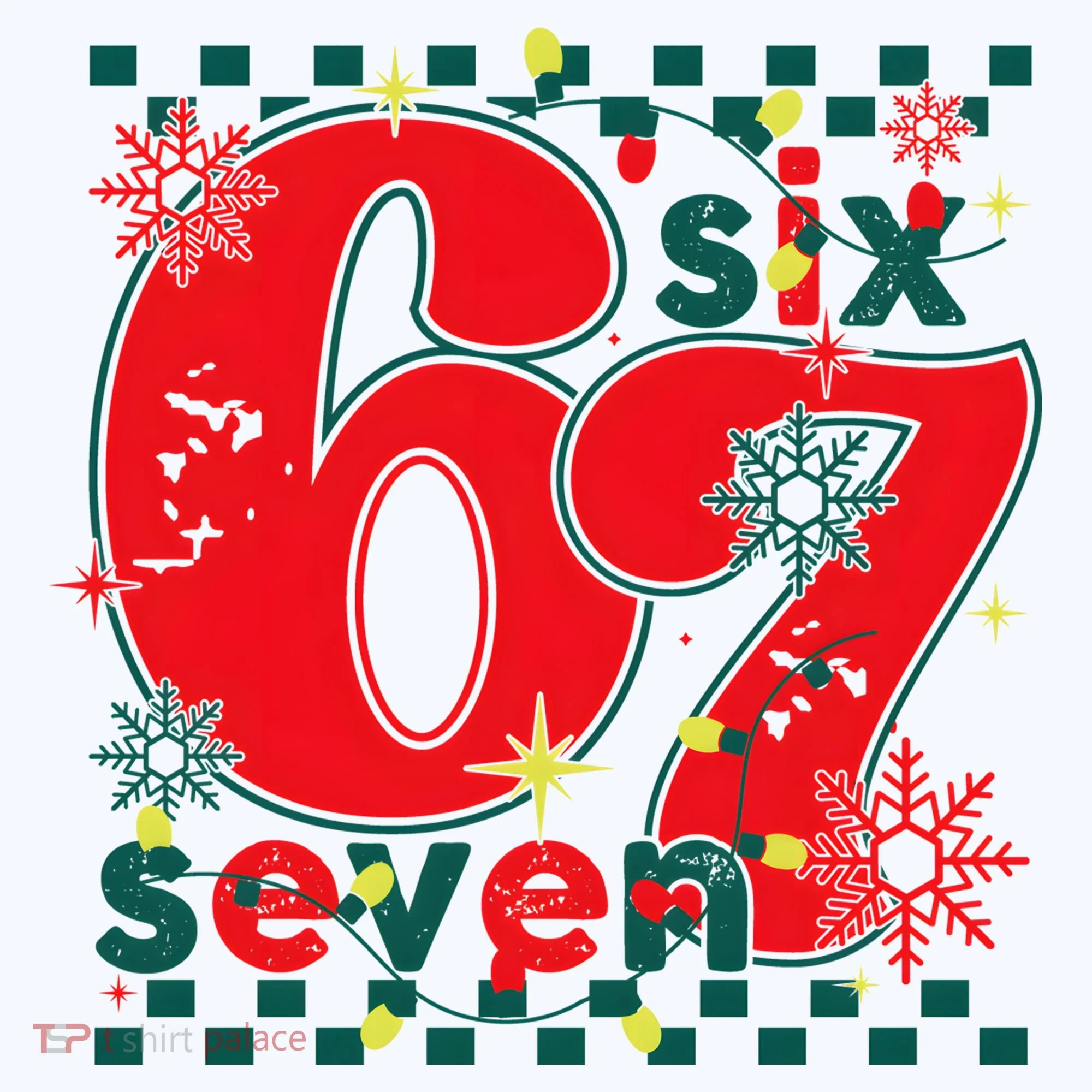 67 Christmas 6-7 Doggie Tank