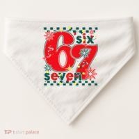 67 Christmas 6-7 USA-Made Doggie Bandana thumb 0
