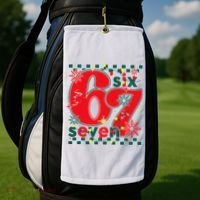 67 Christmas 6-7 Golf Towel thumb 2