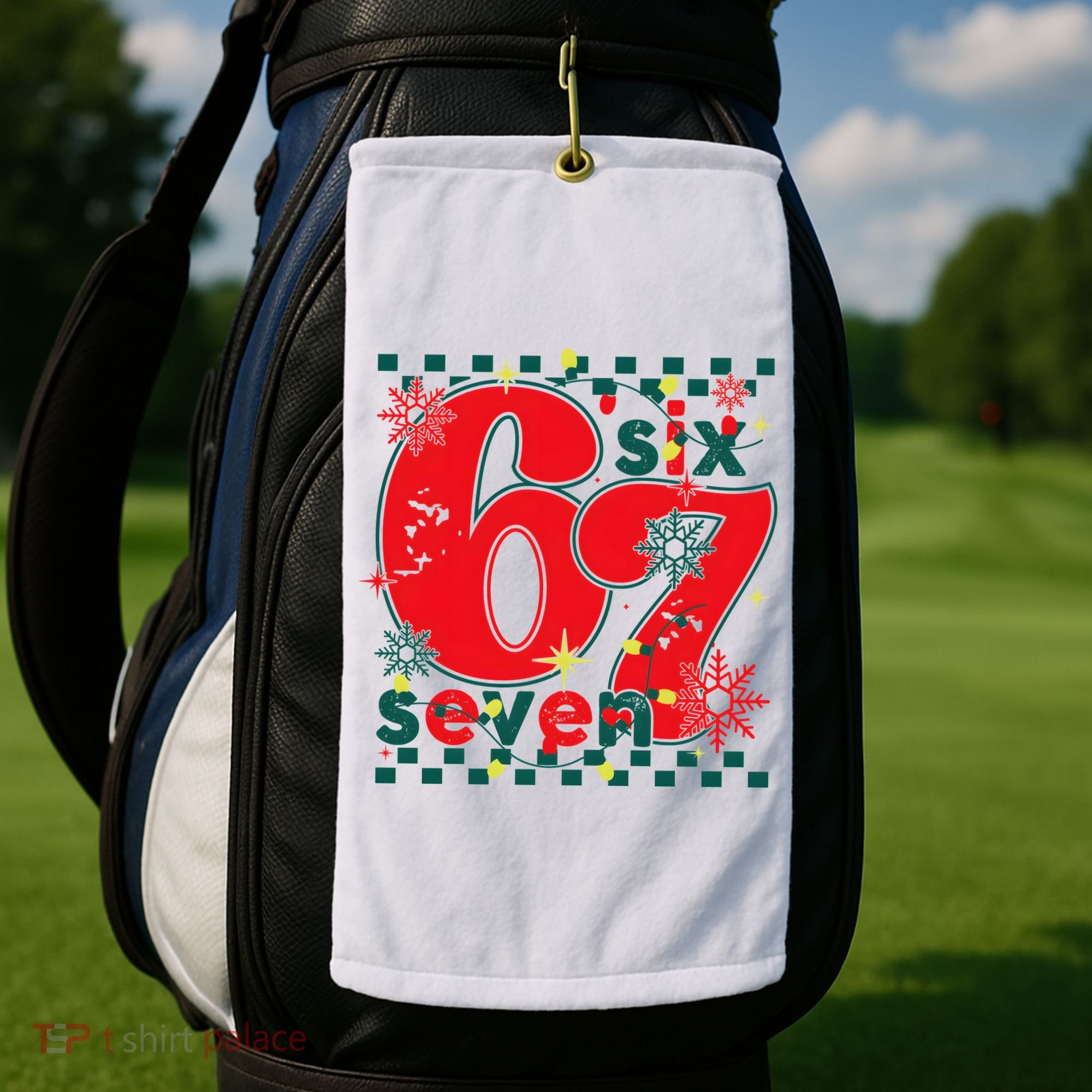 67 Christmas 6-7 Golf Towel