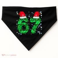 67 Christmas  USA-Made Doggie Bandana thumb 0
