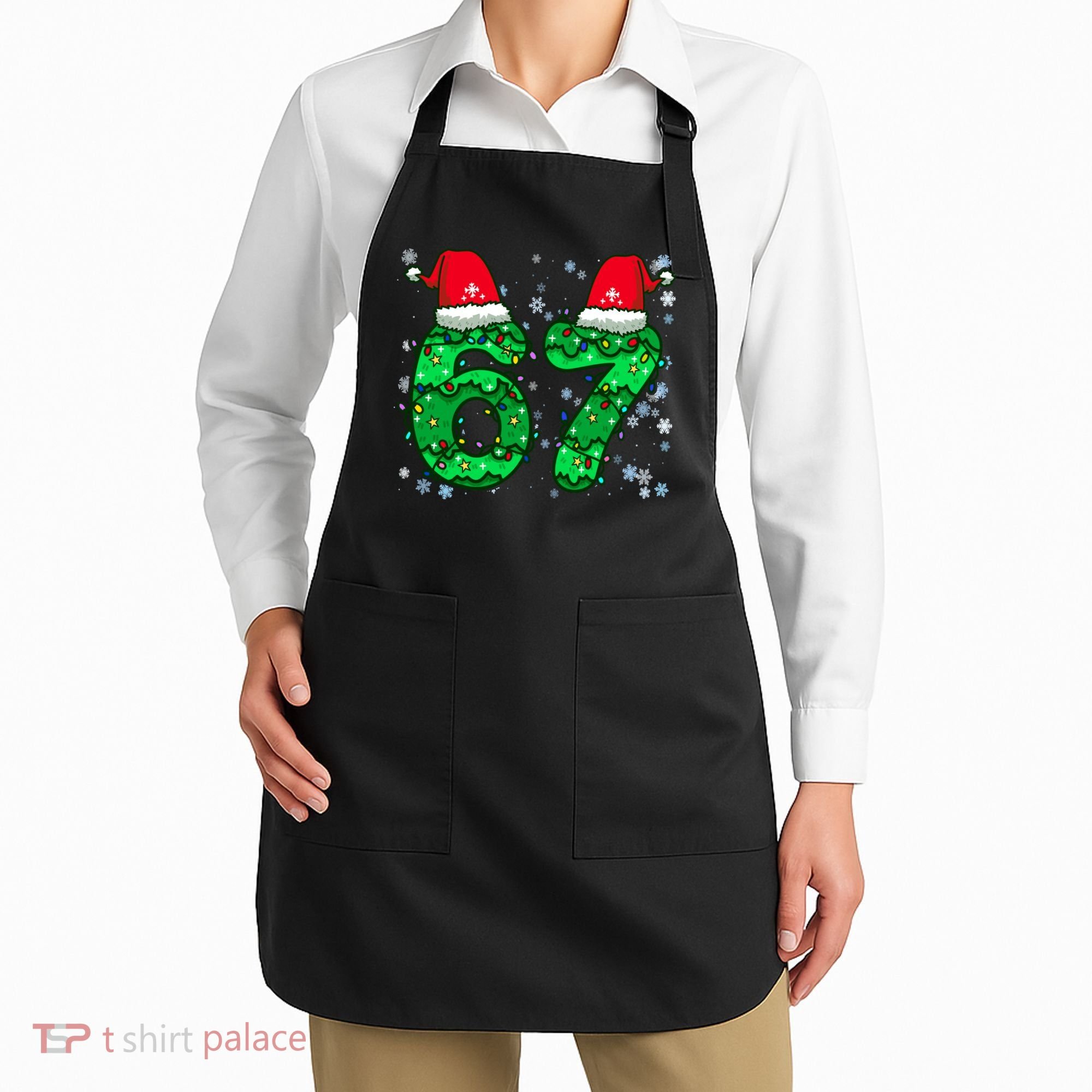 67 Christmas  Apron