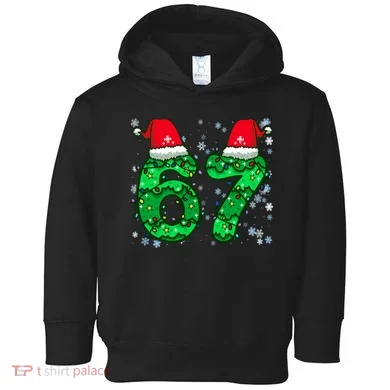 67 Christmas  Toddler Hoodie