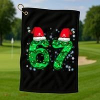 67 Christmas  Golf Towel thumb 1