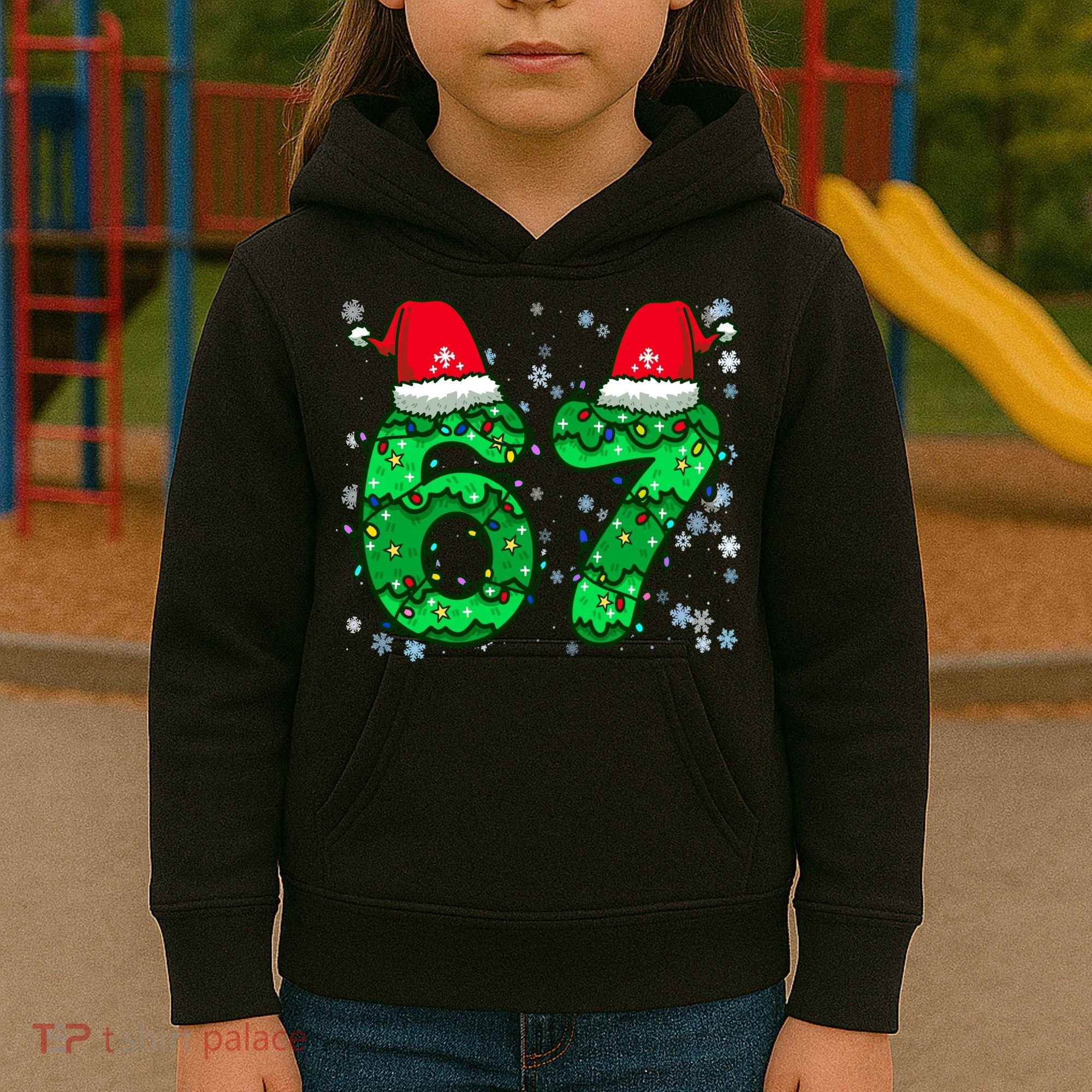 67 Christmas  Kids Hoodie