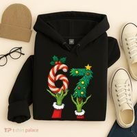 67 Christmas 6-7 Meme Hands Holiday Gen Alpha Hoodie thumb 4