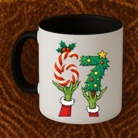 67 Christmas 6-7 Meme Hands Holiday Gen Alpha Coffee Mug thumb 2