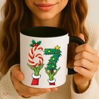 67 Christmas 6-7 Meme Hands Holiday Gen Alpha Coffee Mug thumb 3