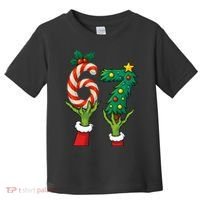 67 Christmas 6-7 Meme Hands Holiday Gen Alpha Toddler T-Shirt thumb 0