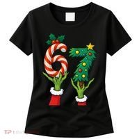 67 Christmas 6-7 Meme Hands Holiday Gen Alpha Women's T-Shirt thumb 0