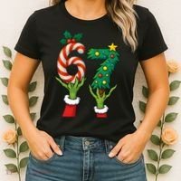 67 Christmas 6-7 Meme Hands Holiday Gen Alpha Women's T-Shirt thumb 2