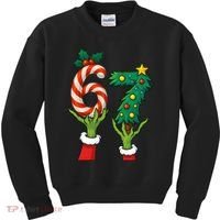67 Christmas 6-7 Meme Hands Holiday Gen Alpha Kids Sweatshirt thumb 0