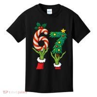 67 Christmas 6-7 Meme Hands Holiday Gen Alpha Kids T-Shirt thumb 0