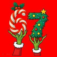 67 Christmas 6-7 Meme Hands Holiday Gen Alpha Santa Hat thumb 1