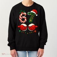 67 Christmas 6-7 Meme Holiday Santa Hands Six Seven Women's Sweatshirt thumb 0