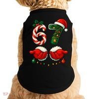 67 Christmas 6-7 Meme Holiday Santa Hands Six Seven Doggie Tank thumb 0