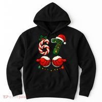 67 Christmas 6-7 Meme Holiday Santa Hands Six Seven Hoodie thumb 0