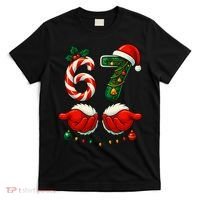 67 Christmas 6-7 Meme Holiday Santa Hands Six Seven T-Shirt thumb 0