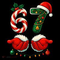 67 Christmas 6-7 Meme Holiday Santa Hands Six Seven Coffee Mug thumb 5