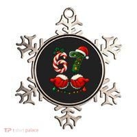 67 Christmas 6-7 Meme Holiday Santa Hands Six Seven Ornament thumb 0