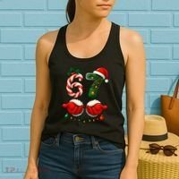 67 Christmas 6-7 Meme Holiday Santa Hands Six Seven Women's Tank Top thumb 2
