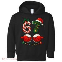 67 Christmas 6-7 Meme Holiday Santa Hands Six Seven Toddler Hoodie thumb 0