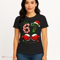 67 Christmas 6-7 Meme Holiday Santa Hands Six Seven Women's T-Shirt thumb 4