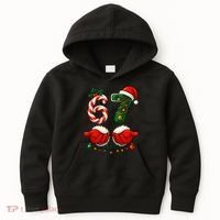 67 Christmas 6-7 Meme Holiday Santa Hands Six Seven Kids Hoodie thumb 0