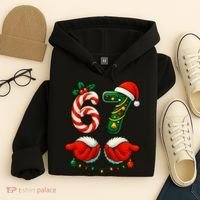 67 Christmas 6-7 Meme Festive Gen Alpha Slang Hoodie thumb 4