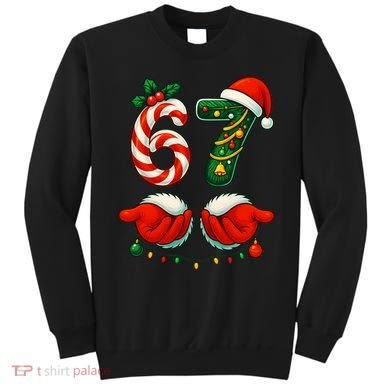 67 Christmas 6-7 Meme Festive Gen Alpha Slang Sweatshirt