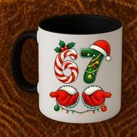 67 Christmas 6-7 Meme Festive Gen Alpha Slang Coffee Mug thumb 2