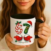 67 Christmas 6-7 Meme Festive Gen Alpha Slang Coffee Mug thumb 3
