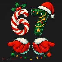 67 Christmas 6-7 Meme Festive Gen Alpha Slang Women's Tank Top thumb 5