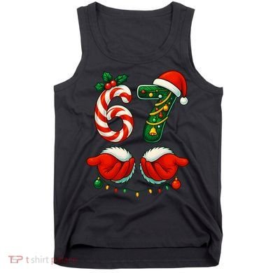 67 Christmas 6-7 Meme Festive Gen Alpha Slang Tank Top