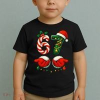 67 Christmas 6-7 Meme Festive Gen Alpha Slang Toddler T-Shirt thumb 2