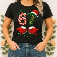 67 Christmas 6-7 Meme Festive Gen Alpha Slang Women's T-Shirt thumb 2