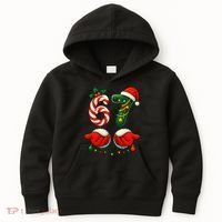 67 Christmas 6-7 Meme Festive Gen Alpha Slang Kids Hoodie thumb 0