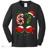 67 Christmas 6-7 Meme Festive Gen Alpha Slang Kids Long Sleeve Shirt thumb 0