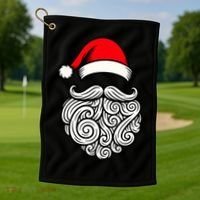 6-7 Christmas 67 Santa Six Seven Christmas Golf Towel thumb 1