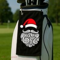 6-7 Christmas 67 Santa Six Seven Christmas Golf Towel thumb 2