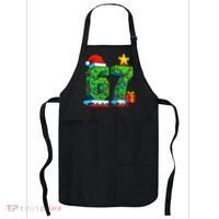 67 Christmas 6-7 Gaming School Meme Six Seven Gamer Apron thumb 0