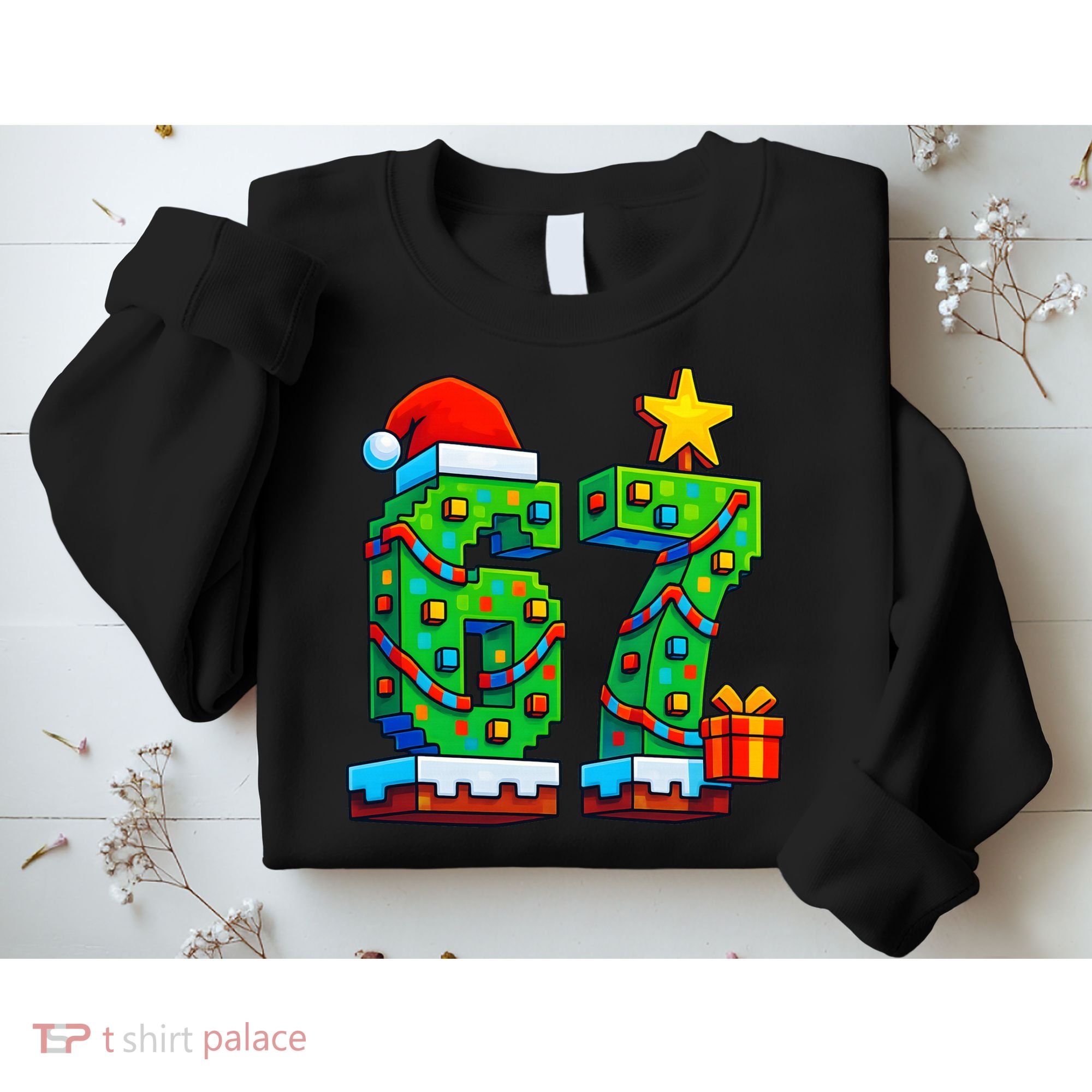 67 Christmas 6-7 Gaming School Meme Six Seven Gamer Sweatshirt