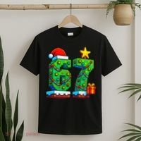 67 Christmas 6-7 Gaming School Meme Six Seven Gamer T-Shirt thumb 2