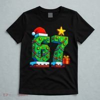67 Christmas 6-7 Gaming School Meme Six Seven Gamer T-Shirt thumb 5