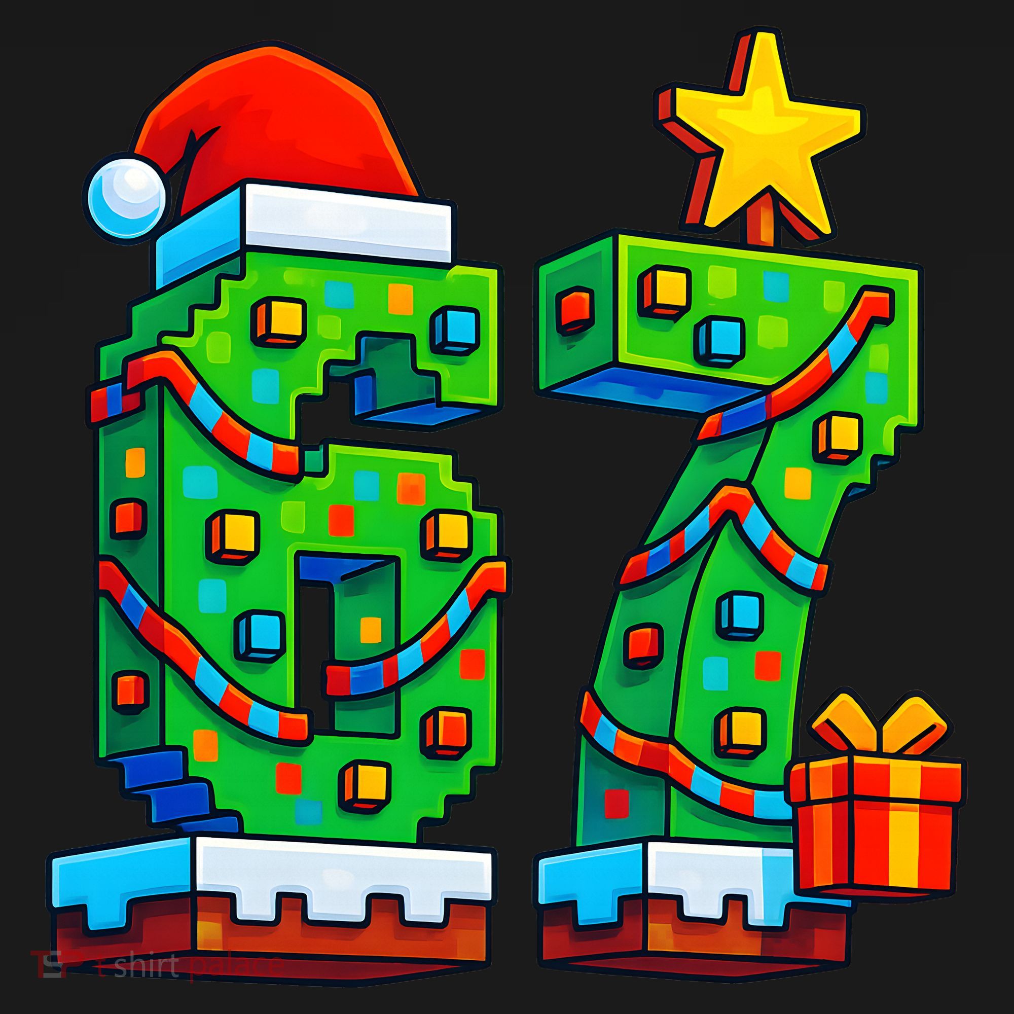 67 Christmas 6-7 Gaming School Meme Six Seven Gamer Baby Bodysuit