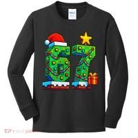 67 Christmas 6-7 Gaming School Meme Six Seven Gamer Kids Long Sleeve Shirt thumb 0