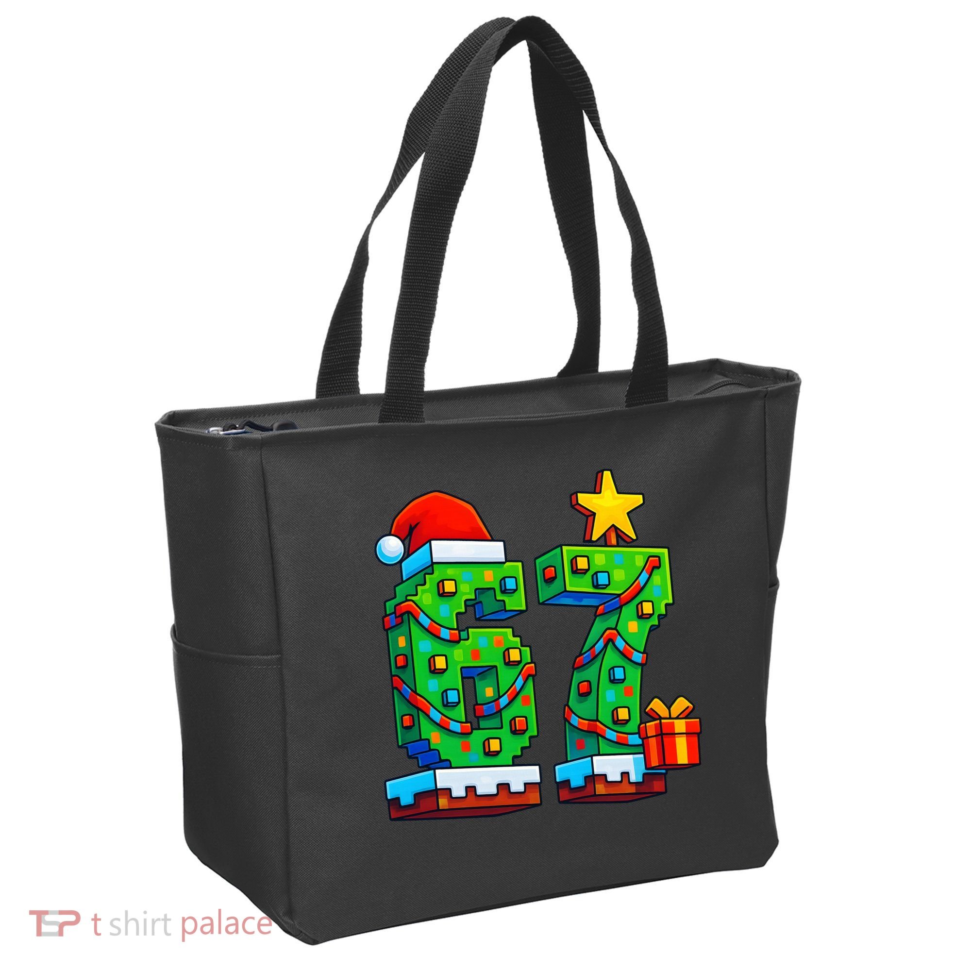 67 Christmas 6-7 Gaming School Meme Six Seven Gamer Tote Bag