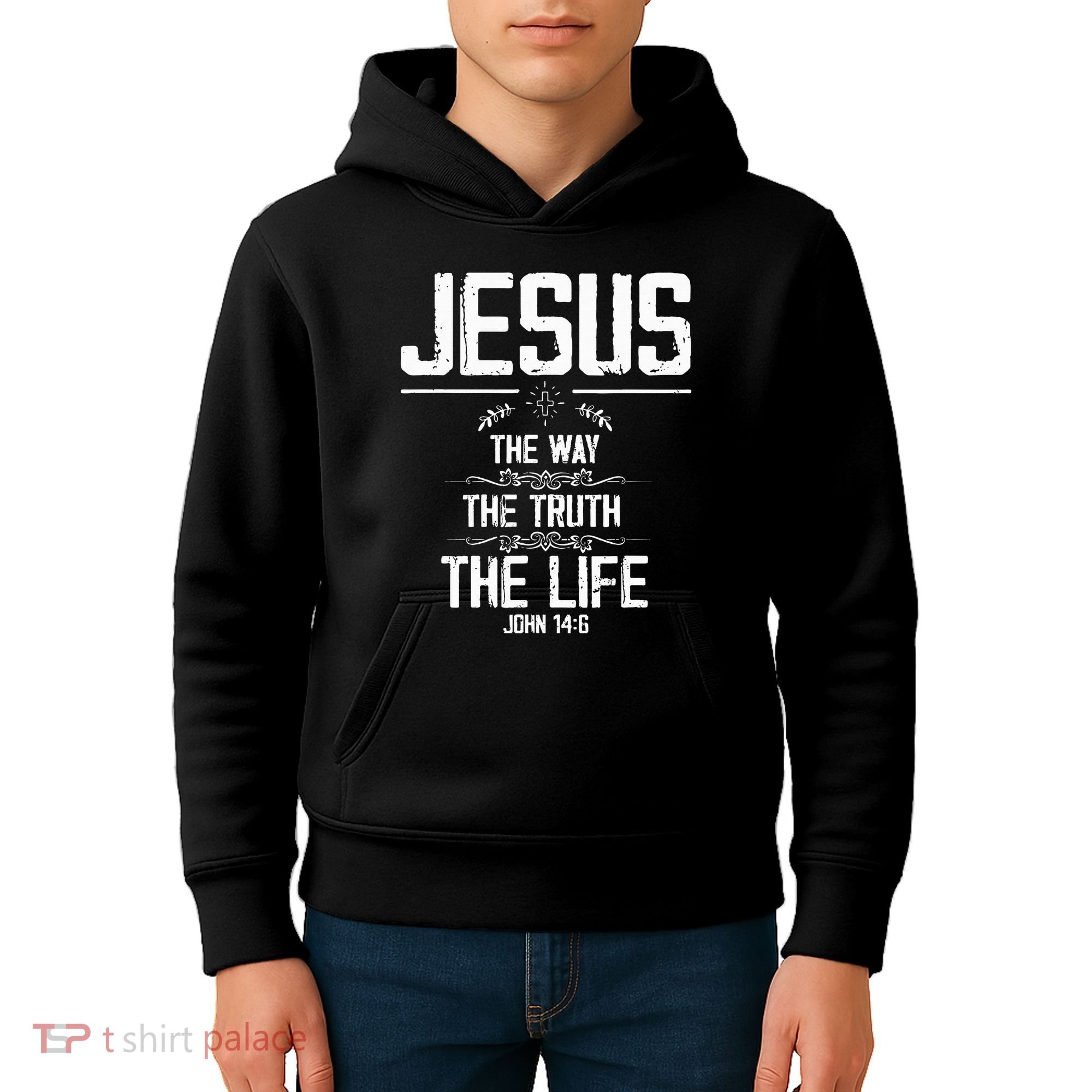 6 Christian Bible Verse Kids Hoodie