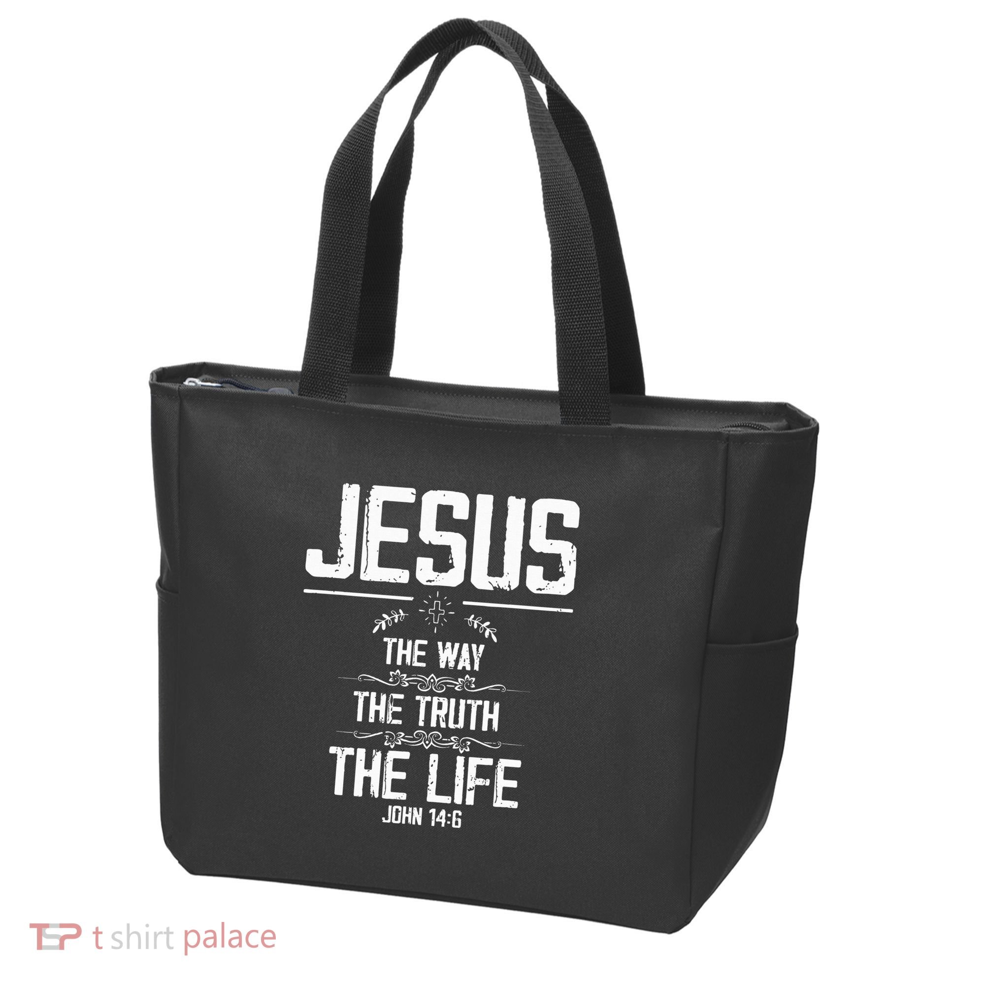 6 Christian Bible Verse Tote Bag