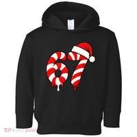 67 Christmas Candy Cane Number Sixty Seven Santa  Toddler Hoodie thumb 0